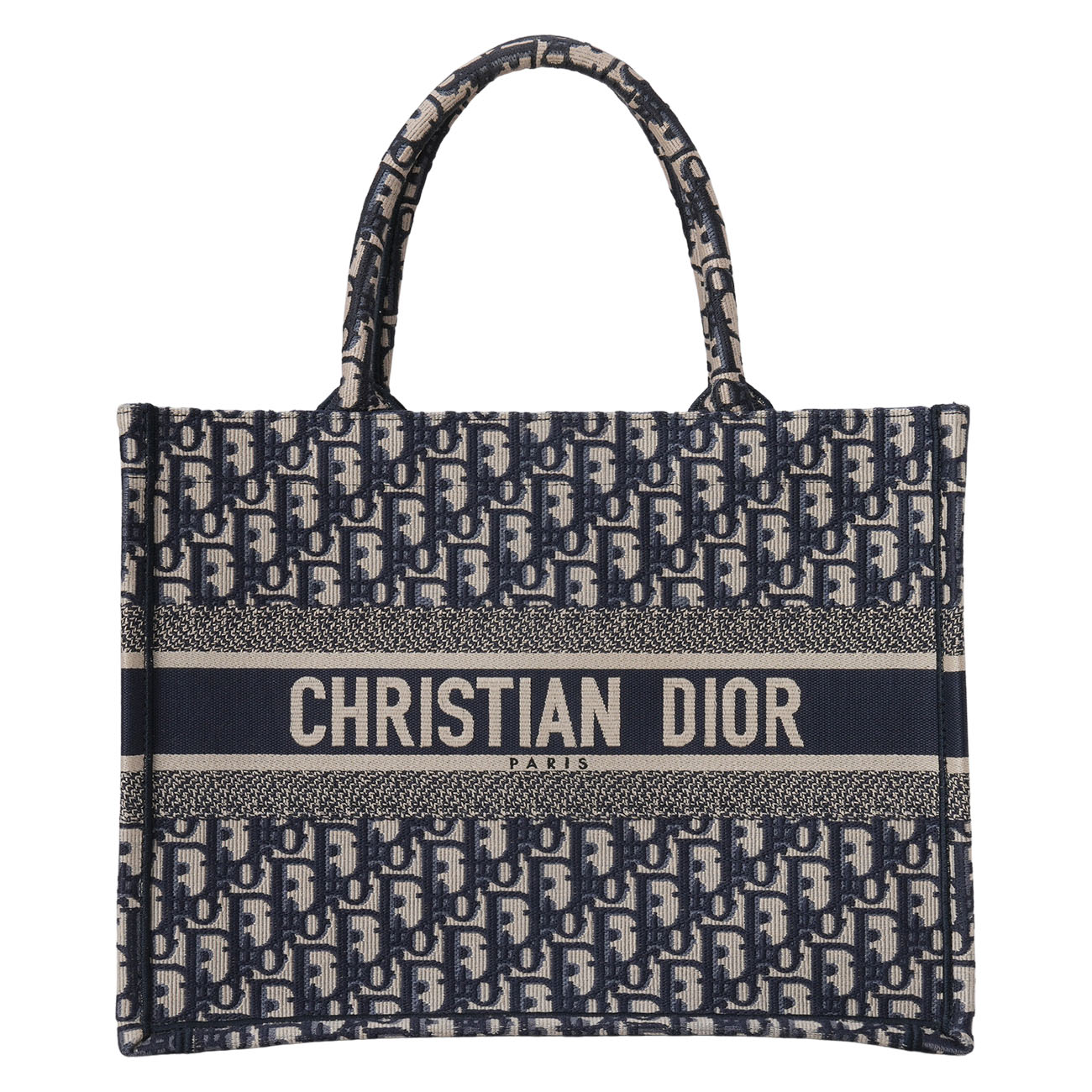 CHRISTIAN DIOR(USED)디올 오블리크 북토트 미듐